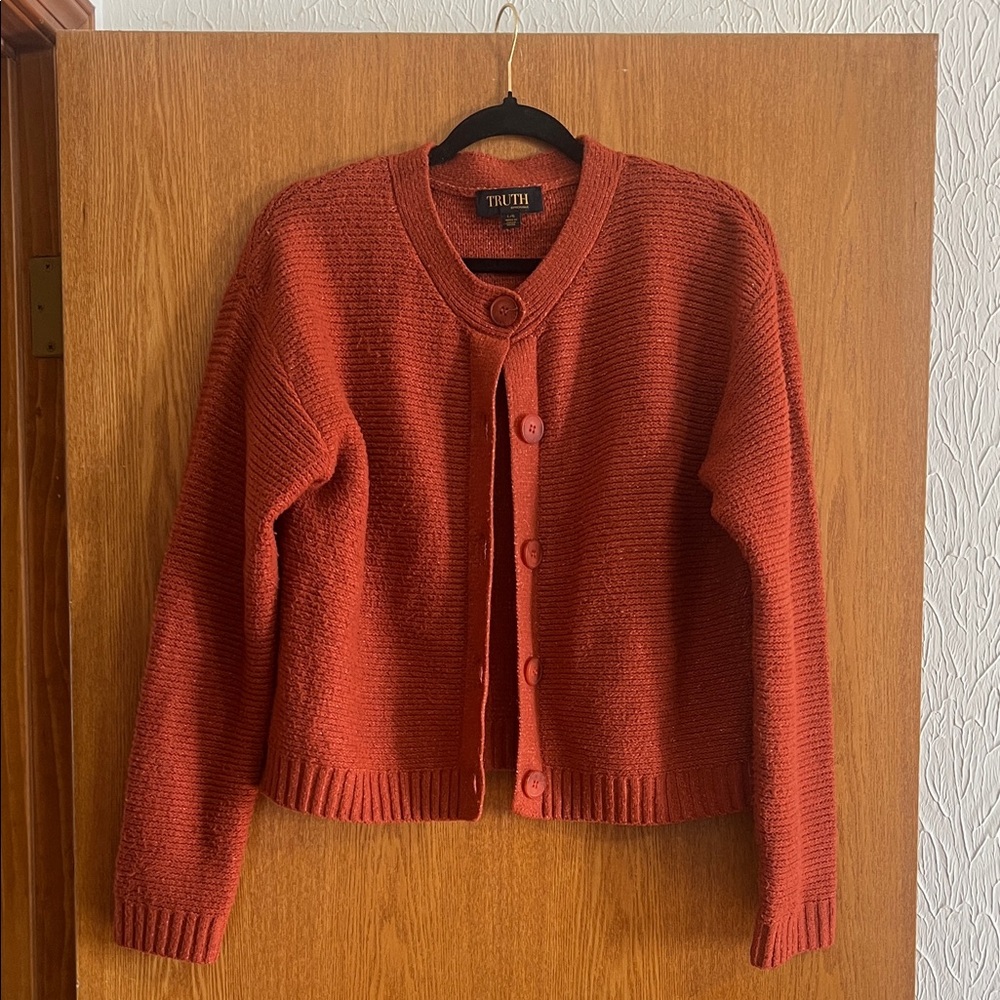 Truth Women's Warm Rust Cardigan
